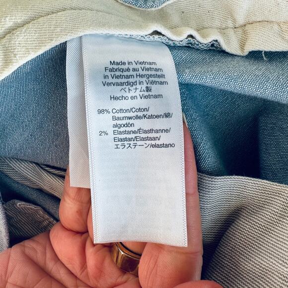 J. Crew Light Blue Chambray 484 Slim Stretch Trouser Pant 36 / 32 - Picture 11 of 15